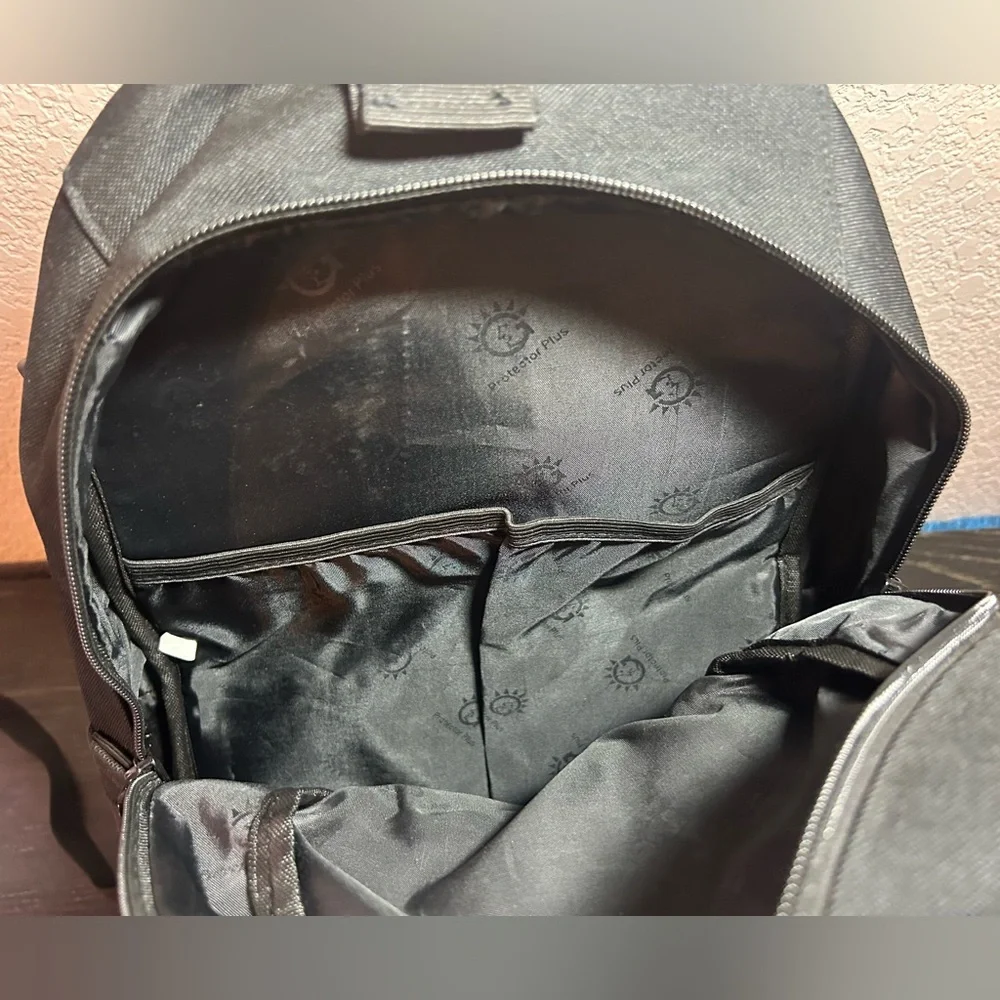 Tactical Black Backpack Motorcycle Riding Molle Protection Plus Pockets - Picture 6 of 8